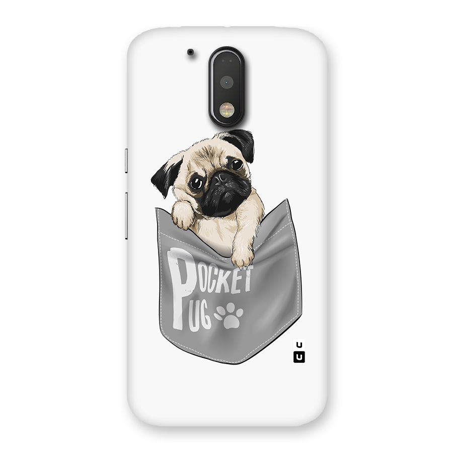 Pocket Pug Back Case for Motorola Moto G4 Plus