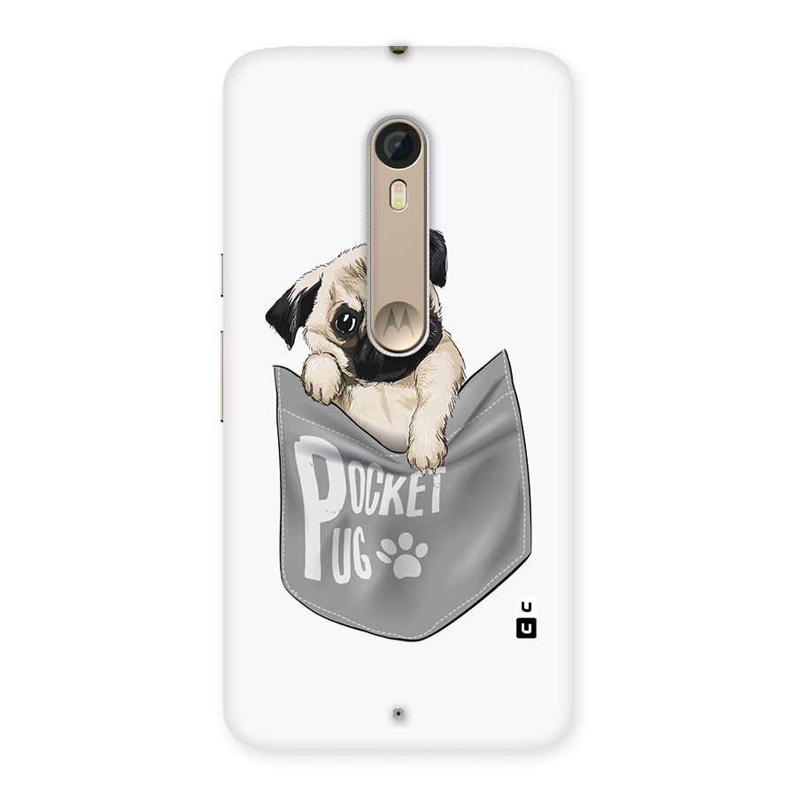 Pocket Pug Back Case for Motorola Moto X Style