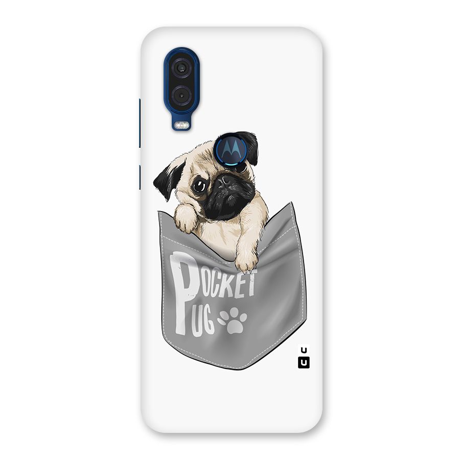 Pocket Pug Back Case for Motorola One Vision