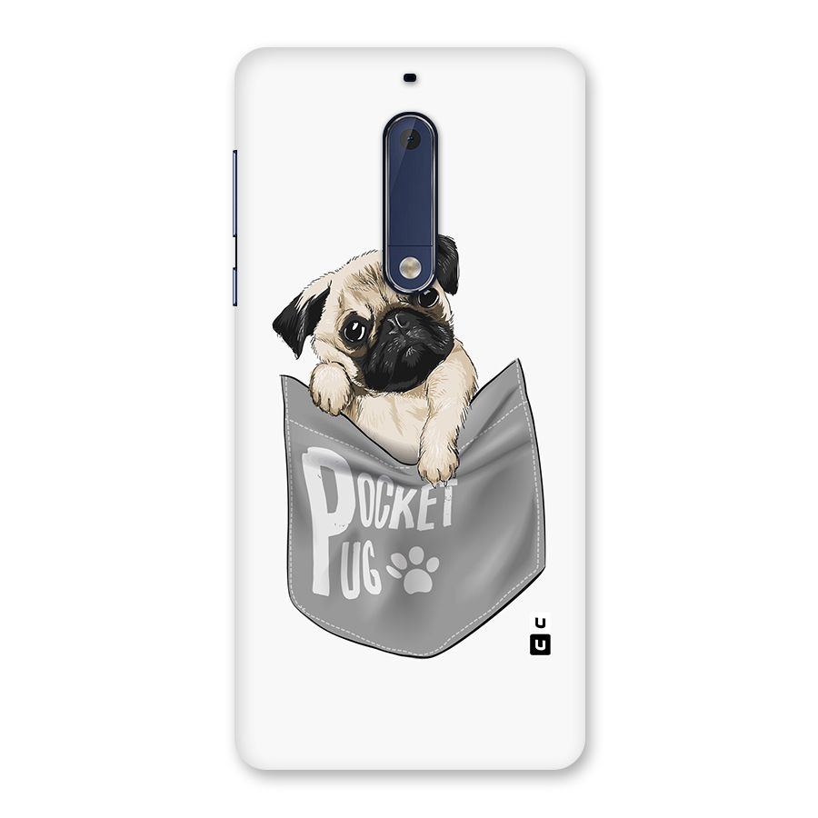 Pocket Pug Back Case for Nokia 5