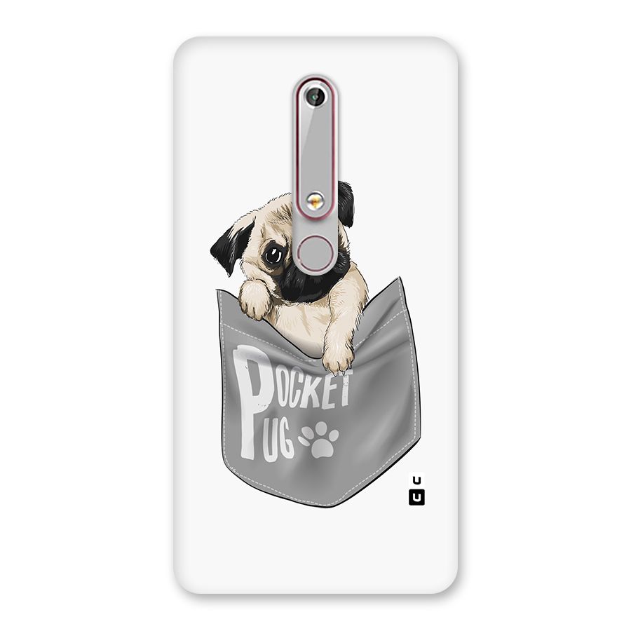 Pocket Pug Back Case for Nokia 6.1