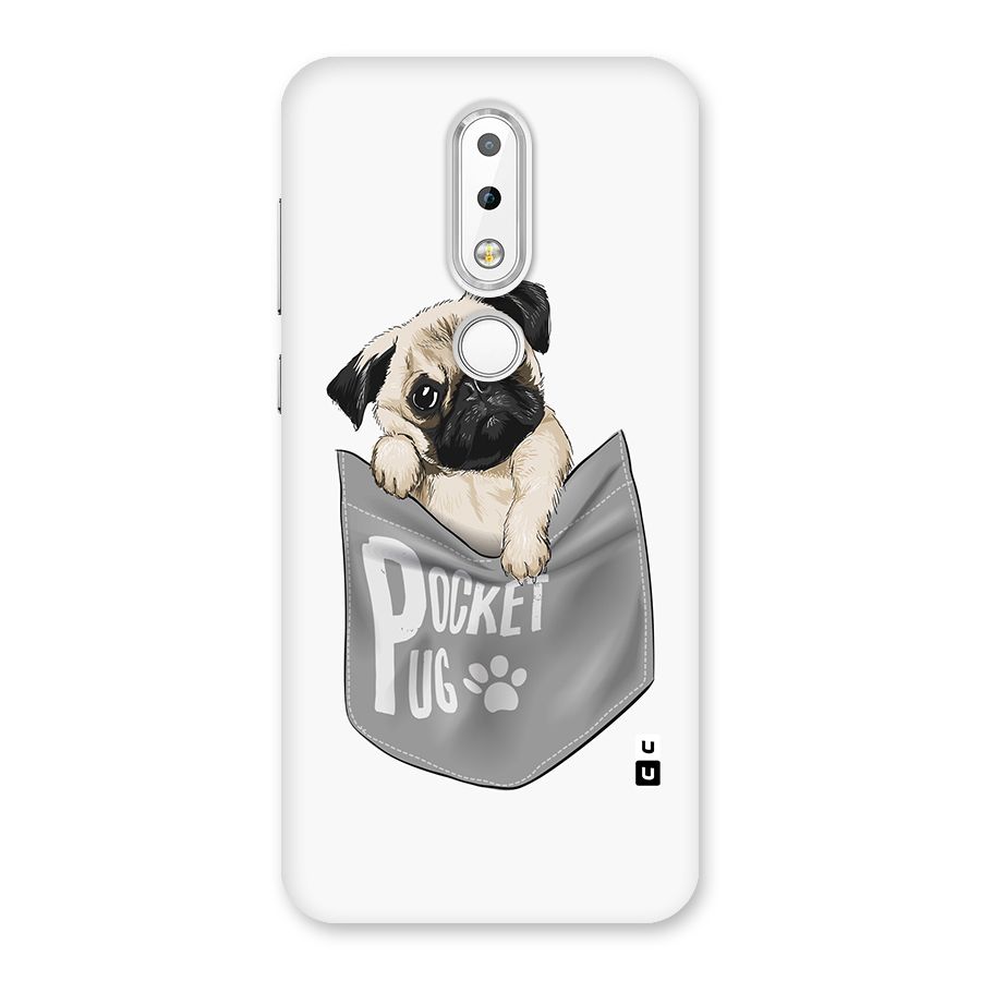 Pocket Pug Back Case for Nokia 6.1 Plus