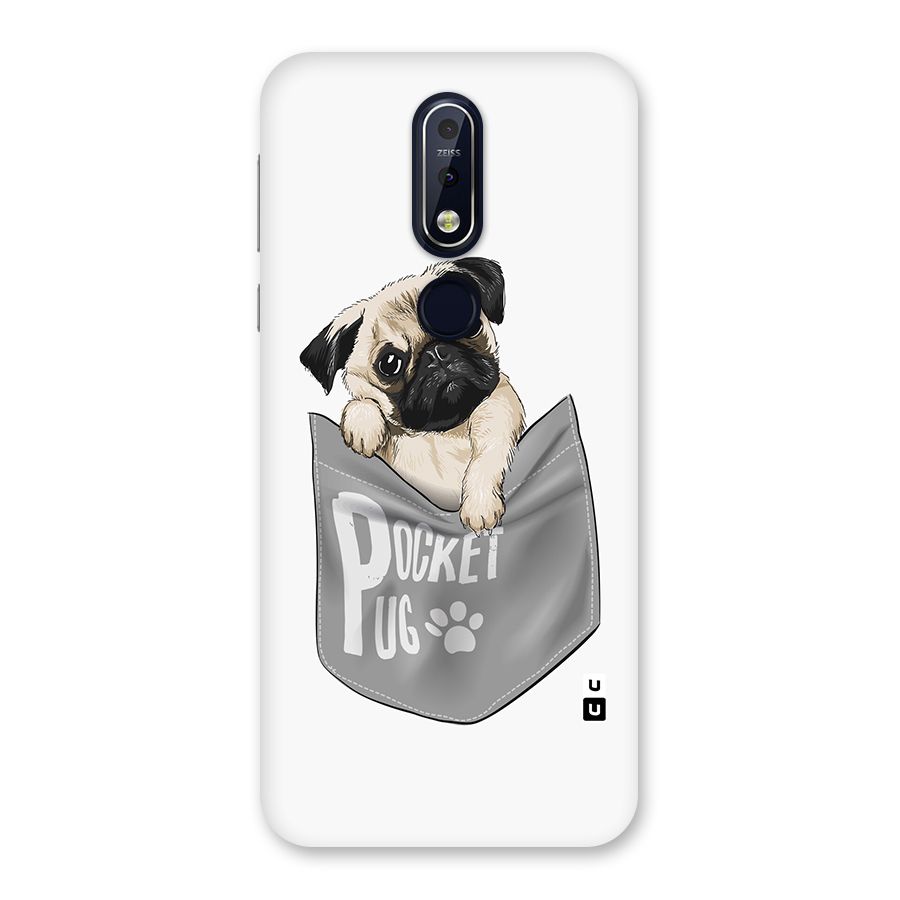 Pocket Pug Back Case for Nokia 7.1