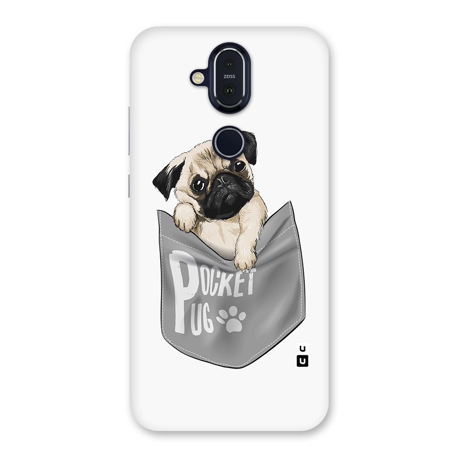 Pocket Pug Back Case for Nokia 8.1