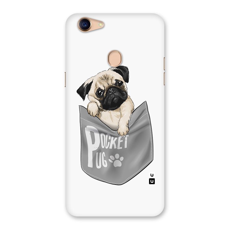 Pocket Pug Back Case for Oppo F5 Youth