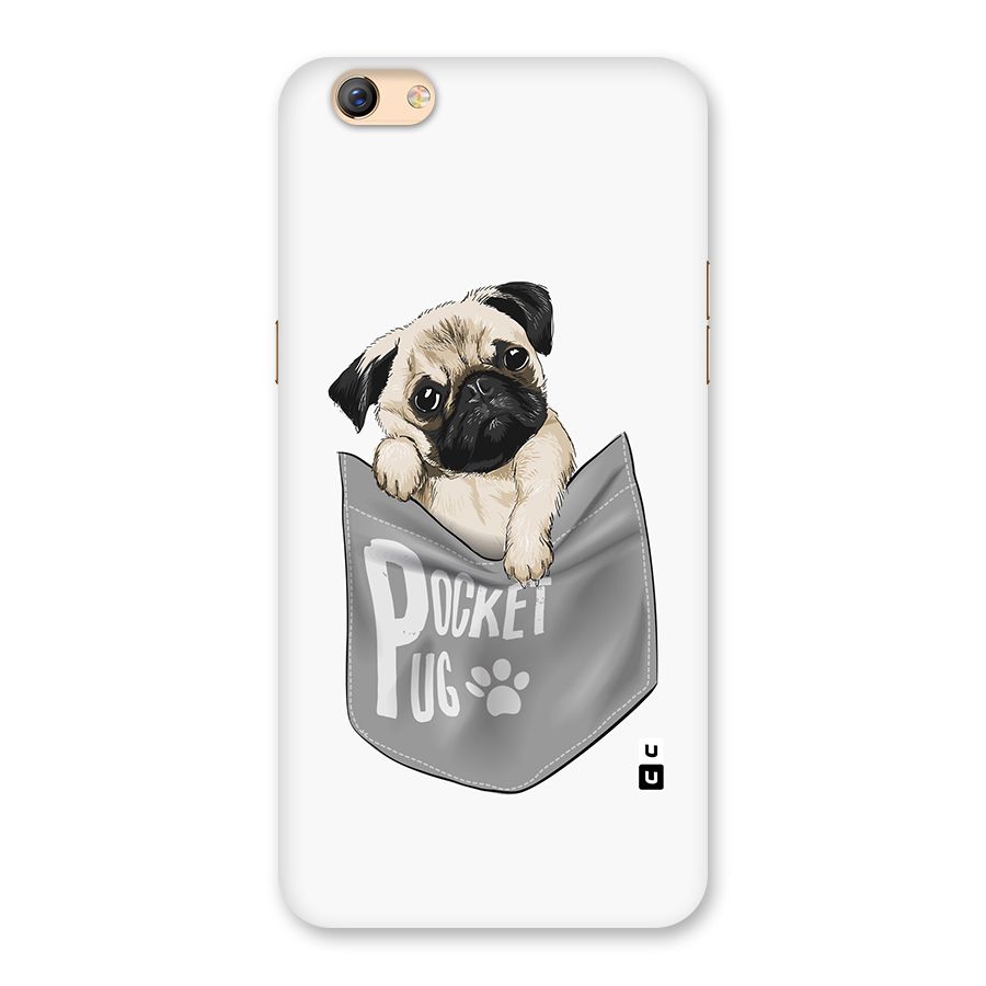 Pocket Pug Back Case for Oppo F3 Plus
