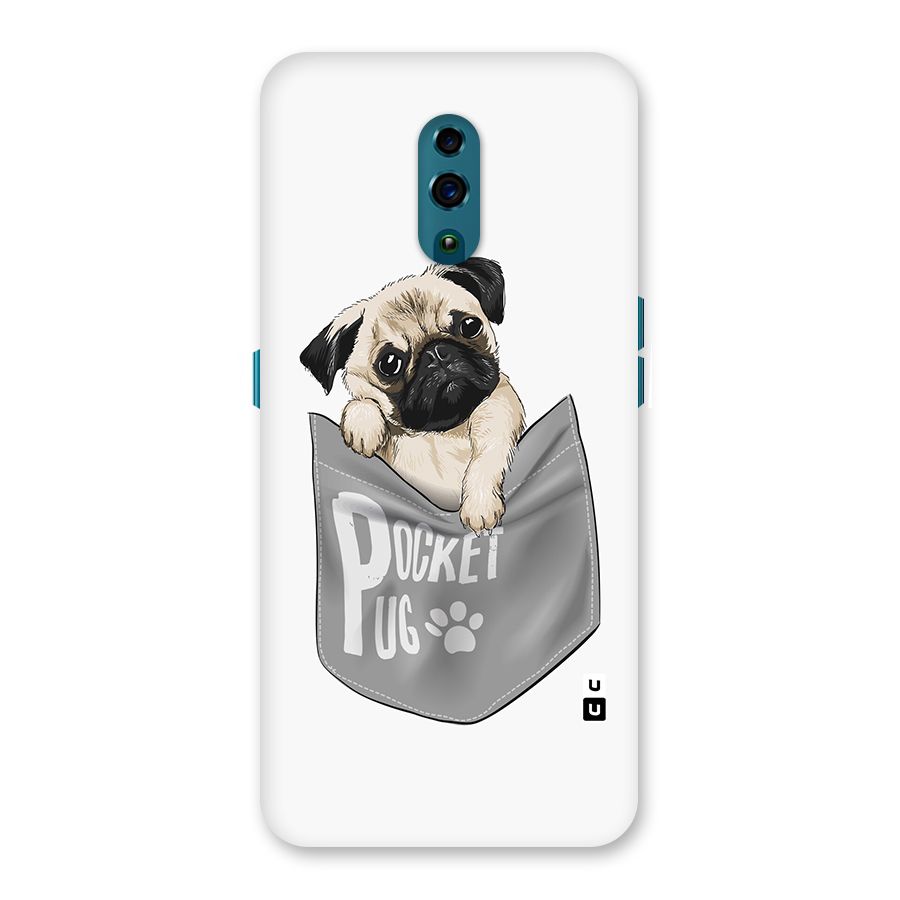 Pocket Pug Back Case for Oppo Reno