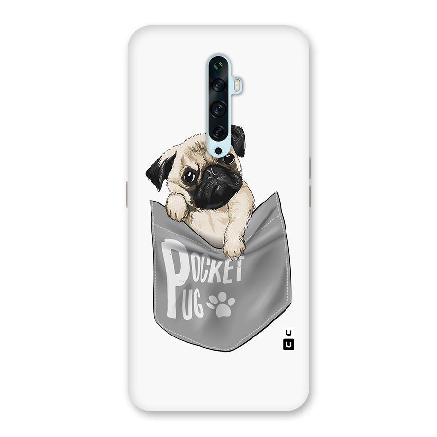 Pocket Pug Back Case for Oppo Reno2 F