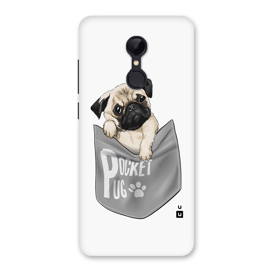 Pocket Pug Back Case for Redmi 5