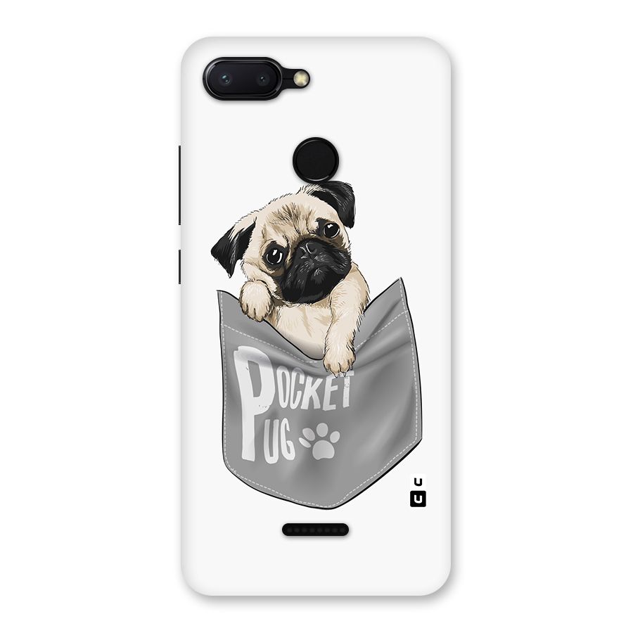 Pocket Pug Back Case for Redmi 6