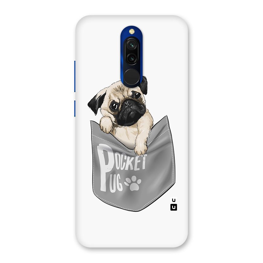 Pocket Pug Back Case for Redmi 8