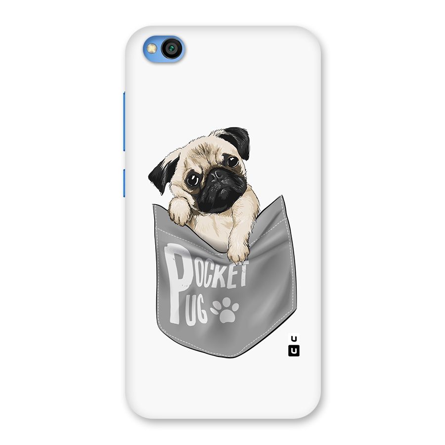 Pocket Pug Back Case for Redmi Go