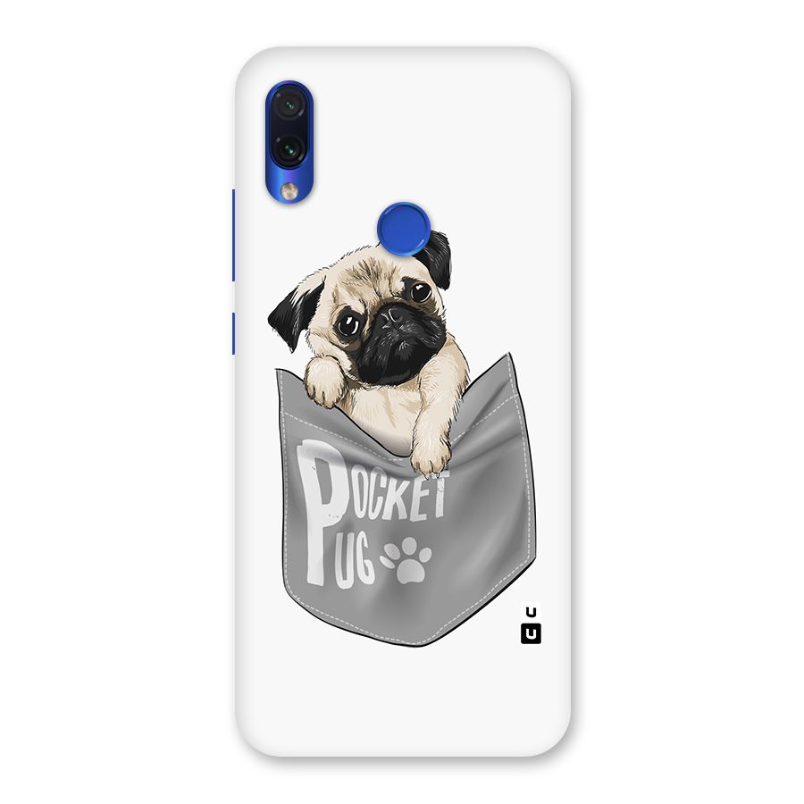 Pocket Pug Back Case for Redmi Note 7
