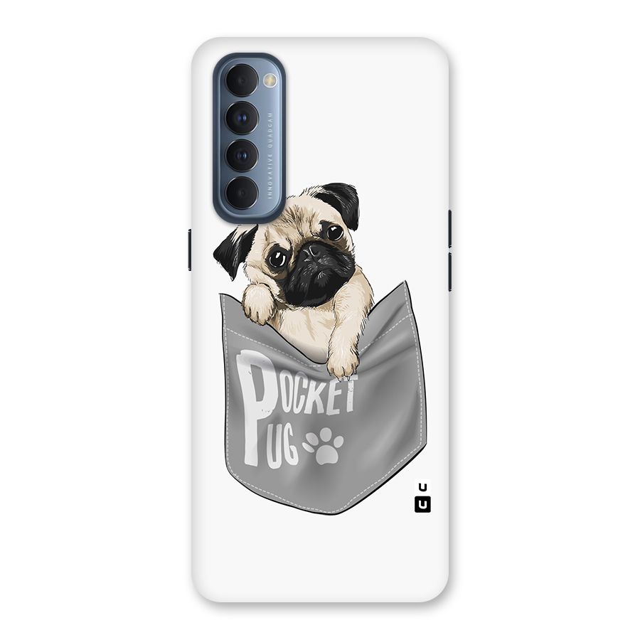 Pocket Pug Back Case for Reno4 Pro