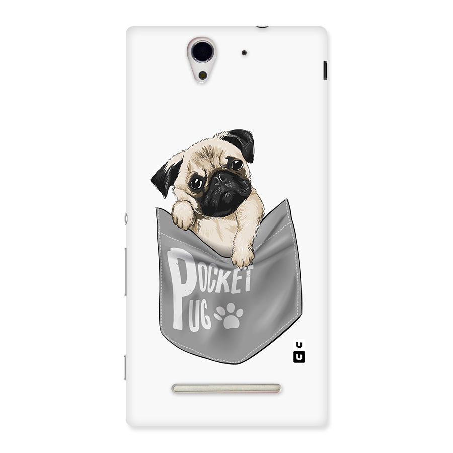 Pocket Pug Back Case for Sony Xperia C3