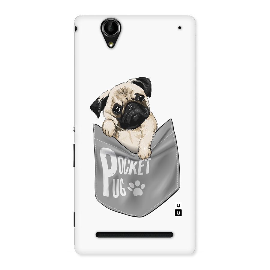 Pocket Pug Back Case for Sony Xperia T2