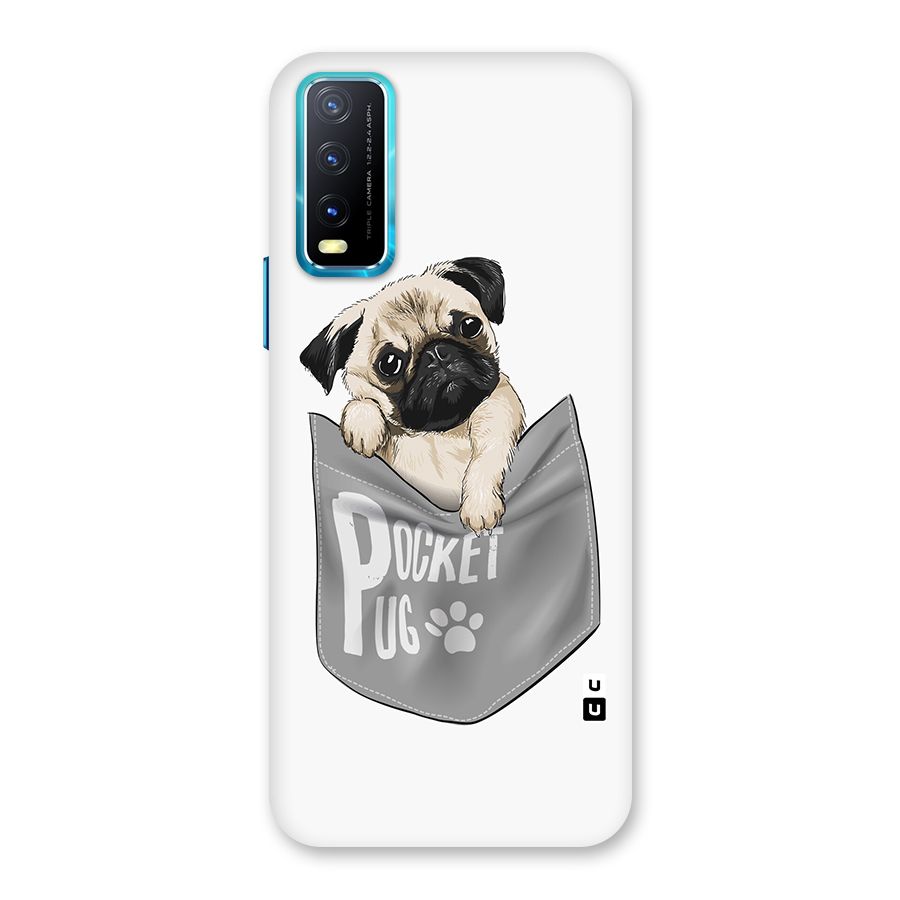 Pocket Pug Back Case for Vivo Y20A