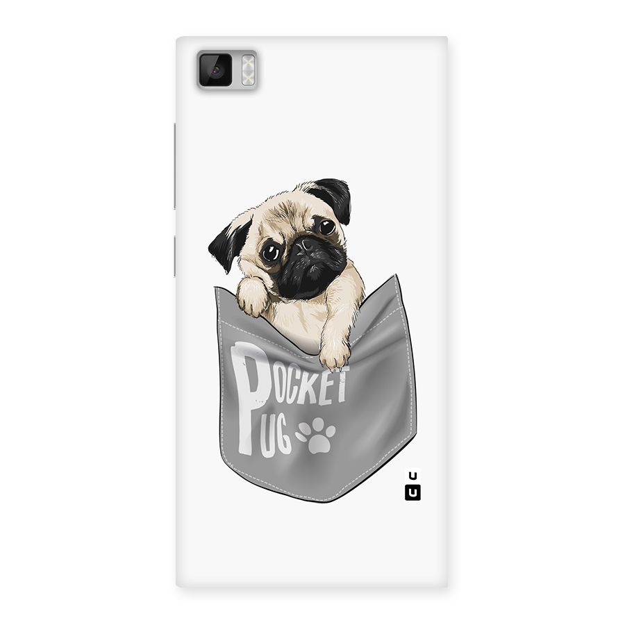 Pocket Pug Back Case for Xiaomi Mi3