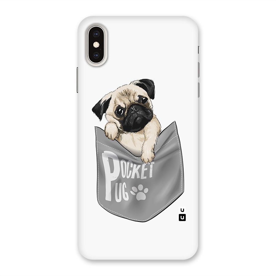 Pocket Pug Back Case for iPhone XS Max