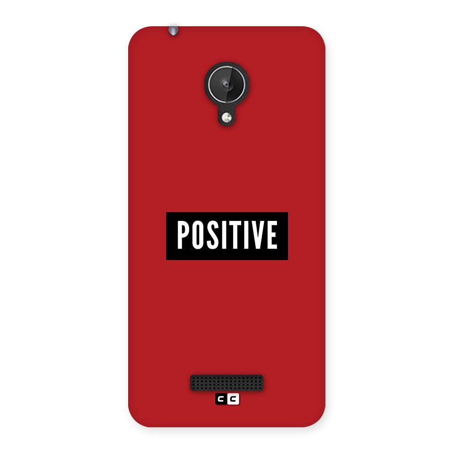 Positive Minimal Back Case for Canvas Spark Q380