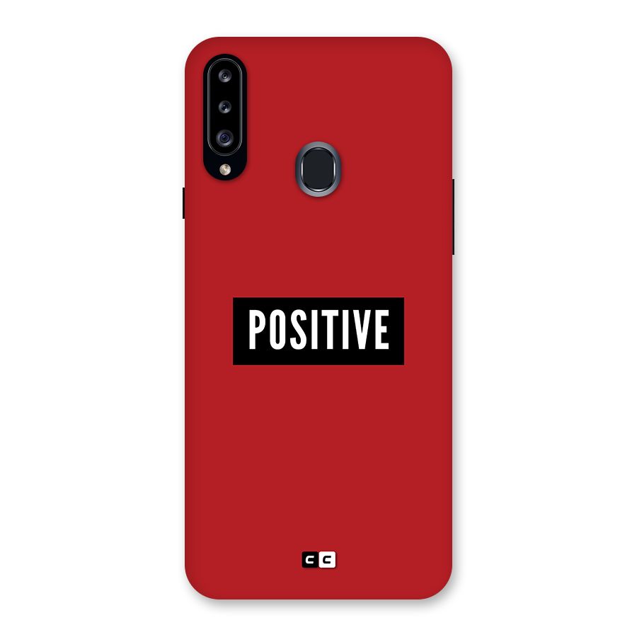 Positive Minimal Back Case for Galaxy A20s