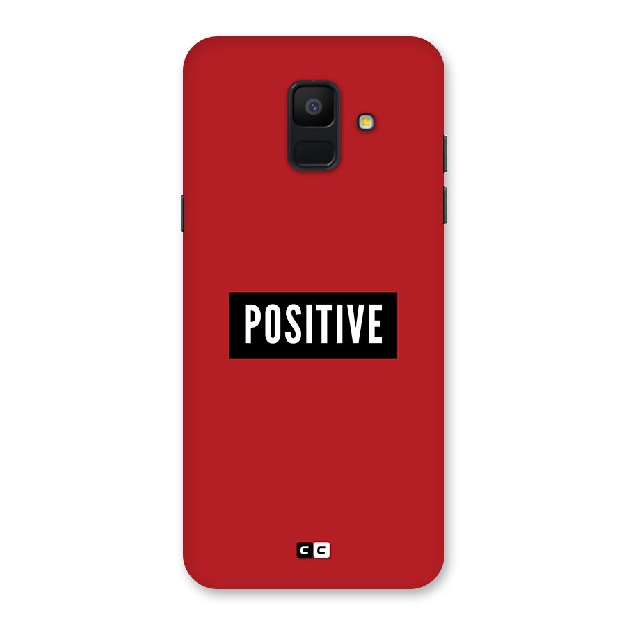 Positive Minimal Back Case for Galaxy A6 (2018)