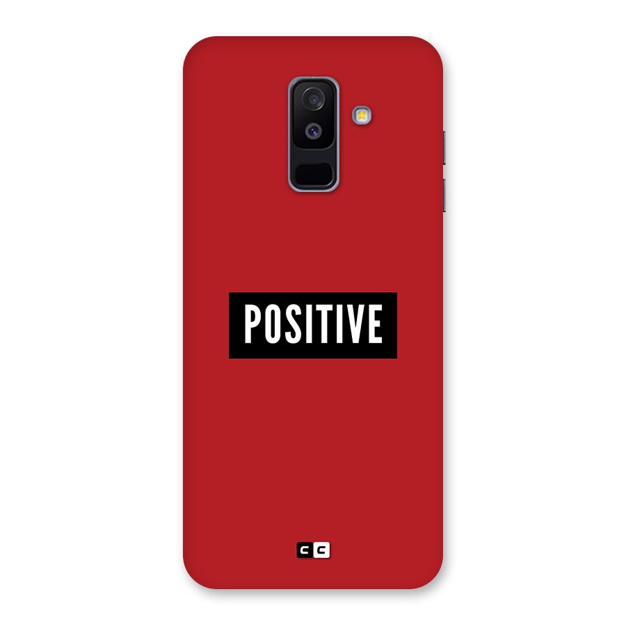 Positive Minimal Back Case for Galaxy A6 Plus