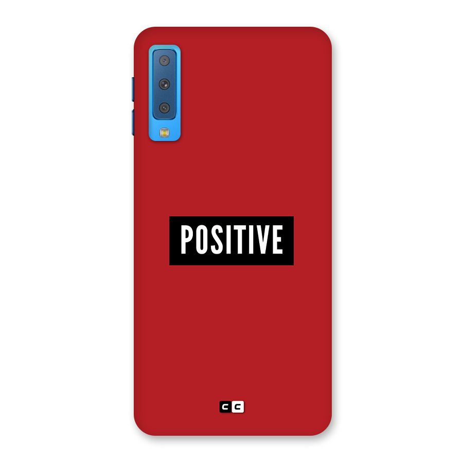 Positive Minimal Back Case for Galaxy A7 (2018)