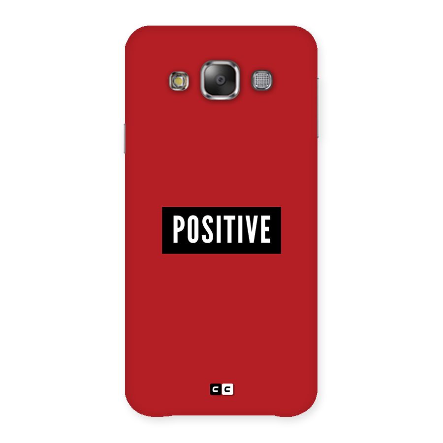 Positive Minimal Back Case for Galaxy E7