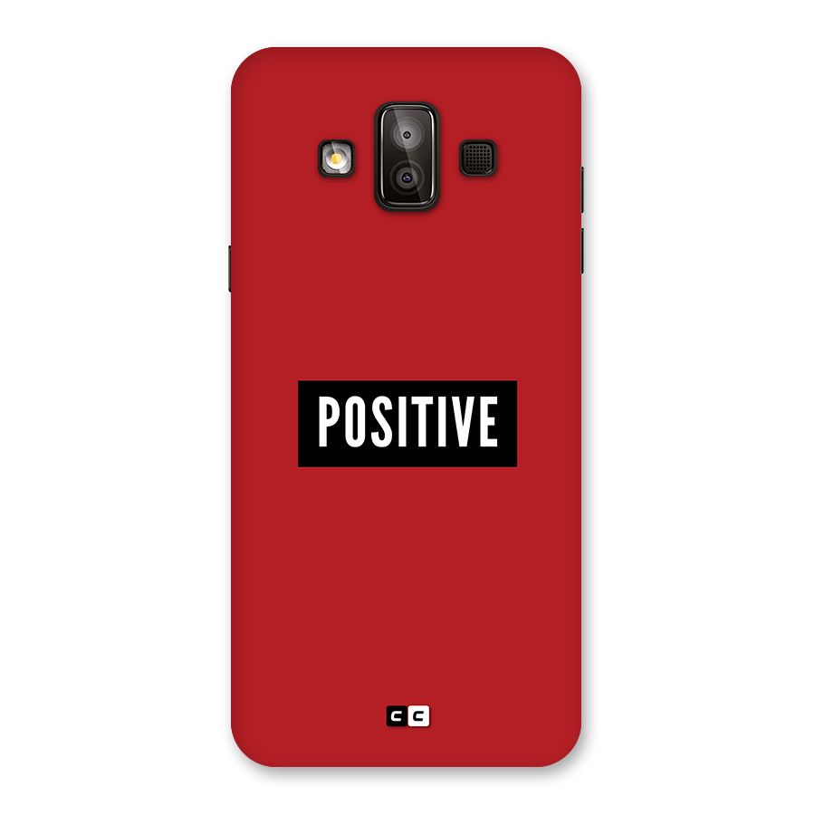 Positive Minimal Back Case for Galaxy J7 Duo