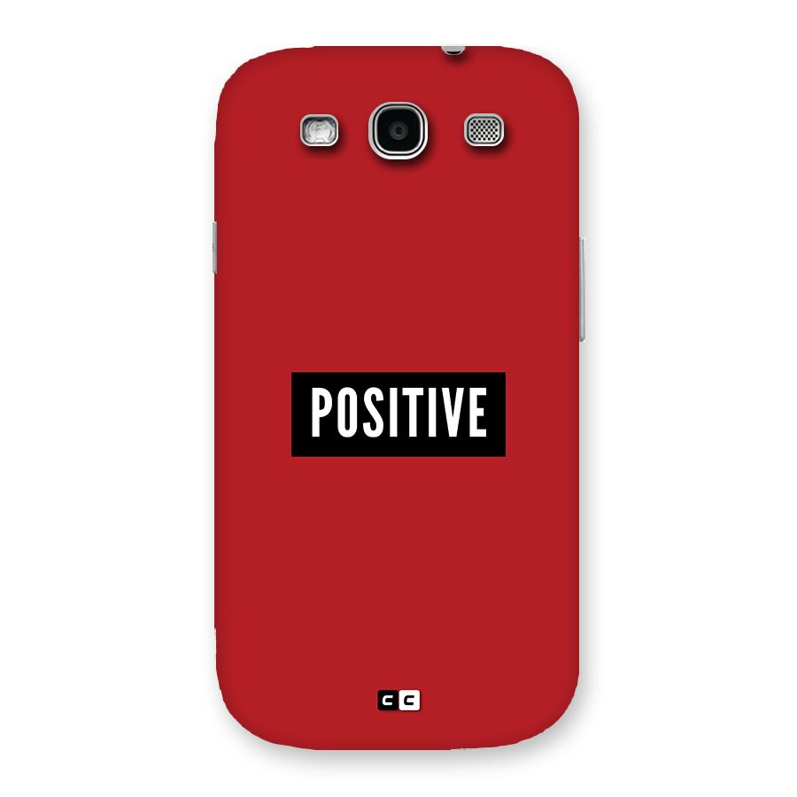 Positive Minimal Back Case for Galaxy S3