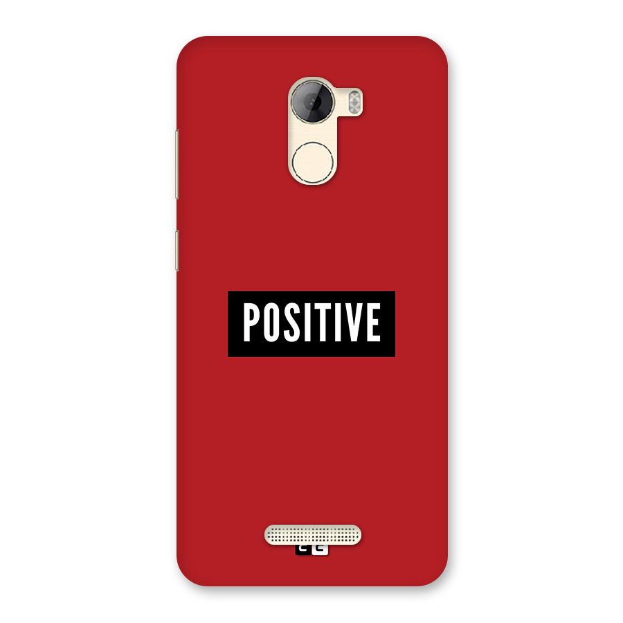Positive Minimal Back Case for Gionee A1 LIte