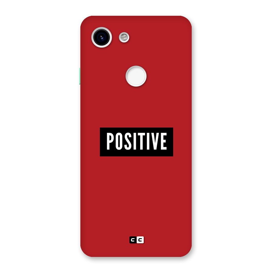 Positive Minimal Back Case for Google Pixel 3