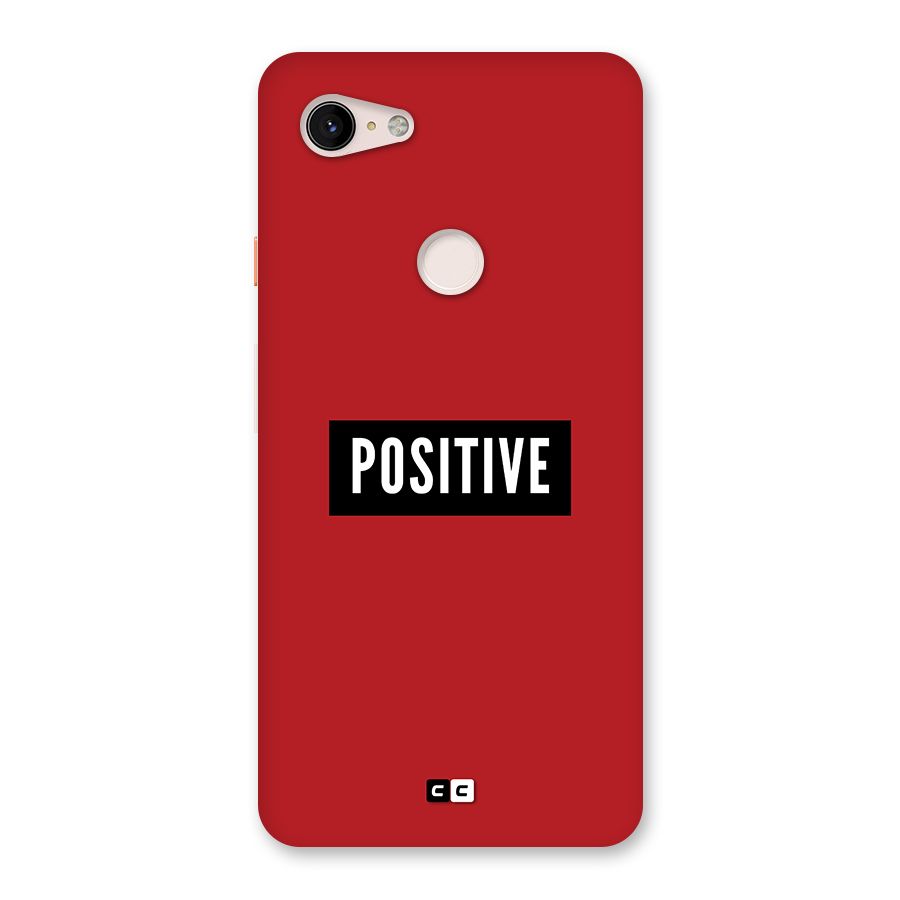 Positive Minimal Back Case for Google Pixel 3 XL