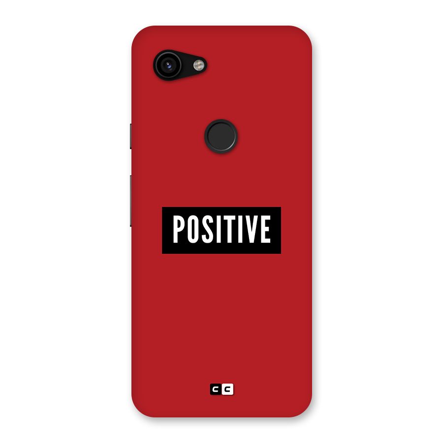 Positive Minimal Back Case for Google Pixel 3a
