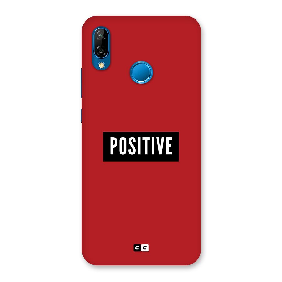 Positive Minimal Back Case for Huawei P20 Lite