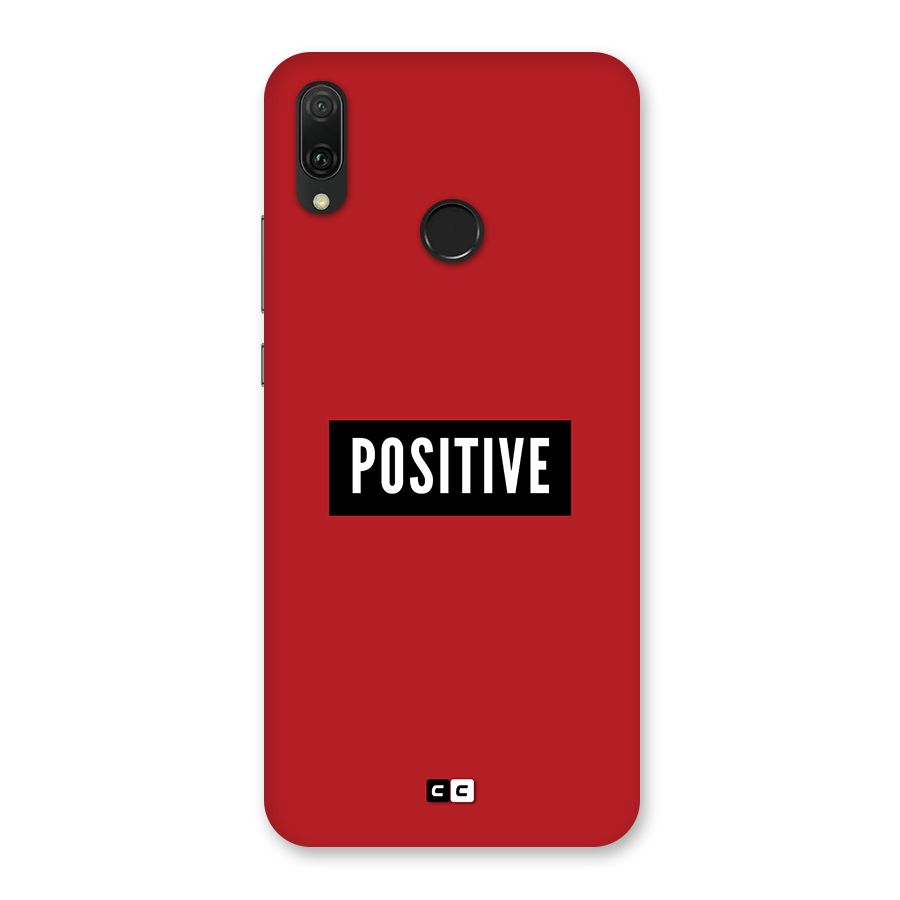 Positive Minimal Back Case for Huawei Y9 (2019)