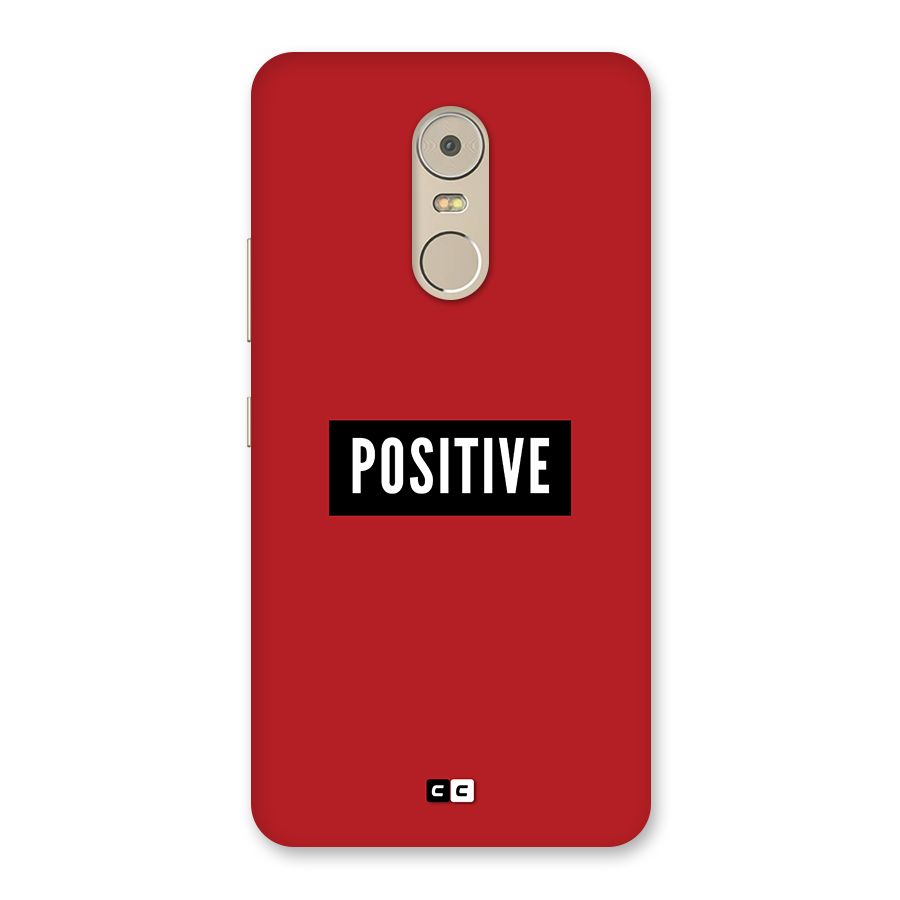Positive Minimal Back Case for Lenovo K6 Note
