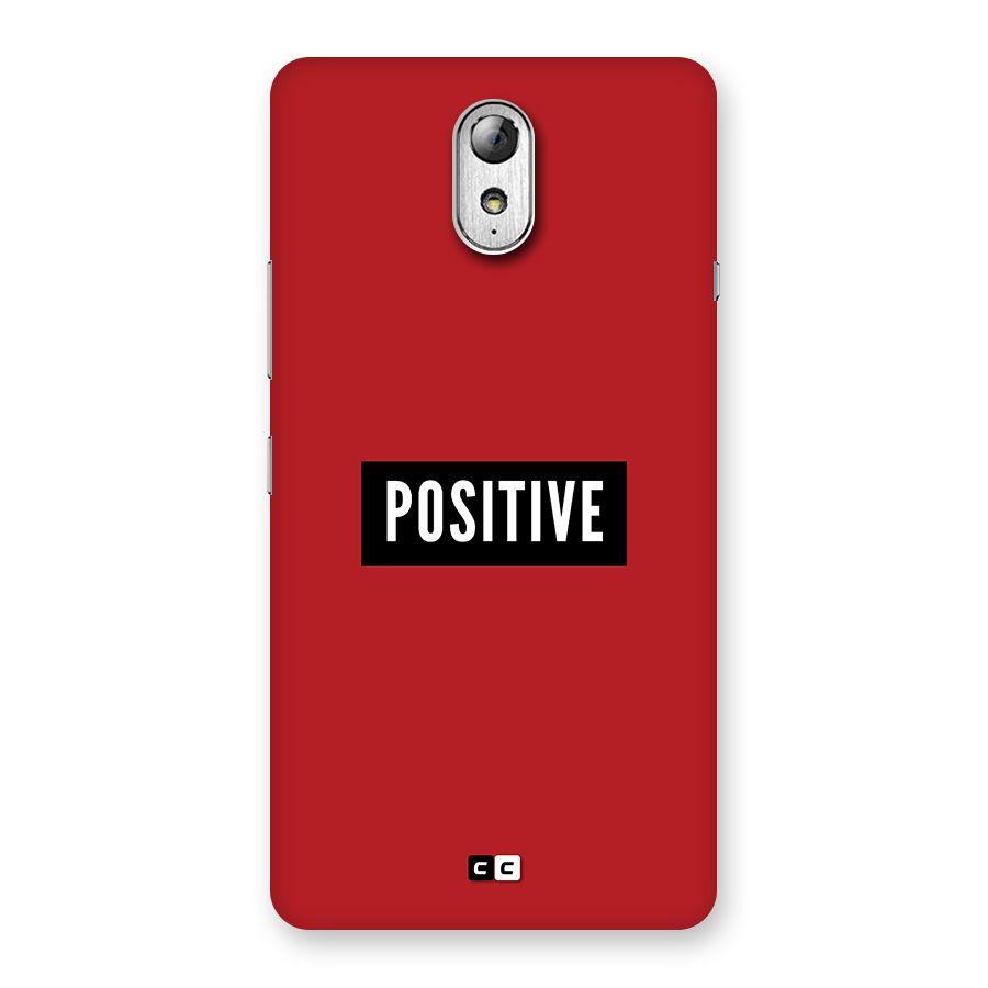 Positive Minimal Back Case for Lenovo Vibe P1M