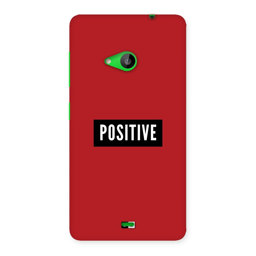 Positive Minimal Back Case for Lumia 535