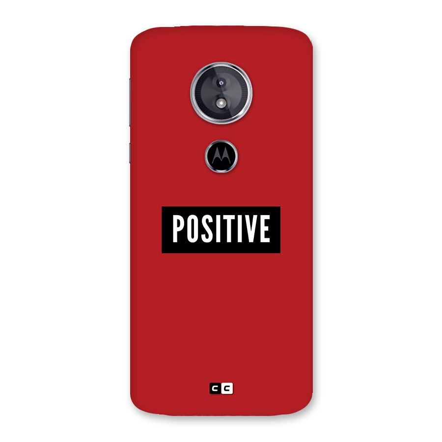 Positive Minimal Back Case for Moto E5