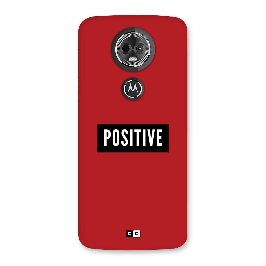 Positive Minimal Back Case for Moto E5 Plus