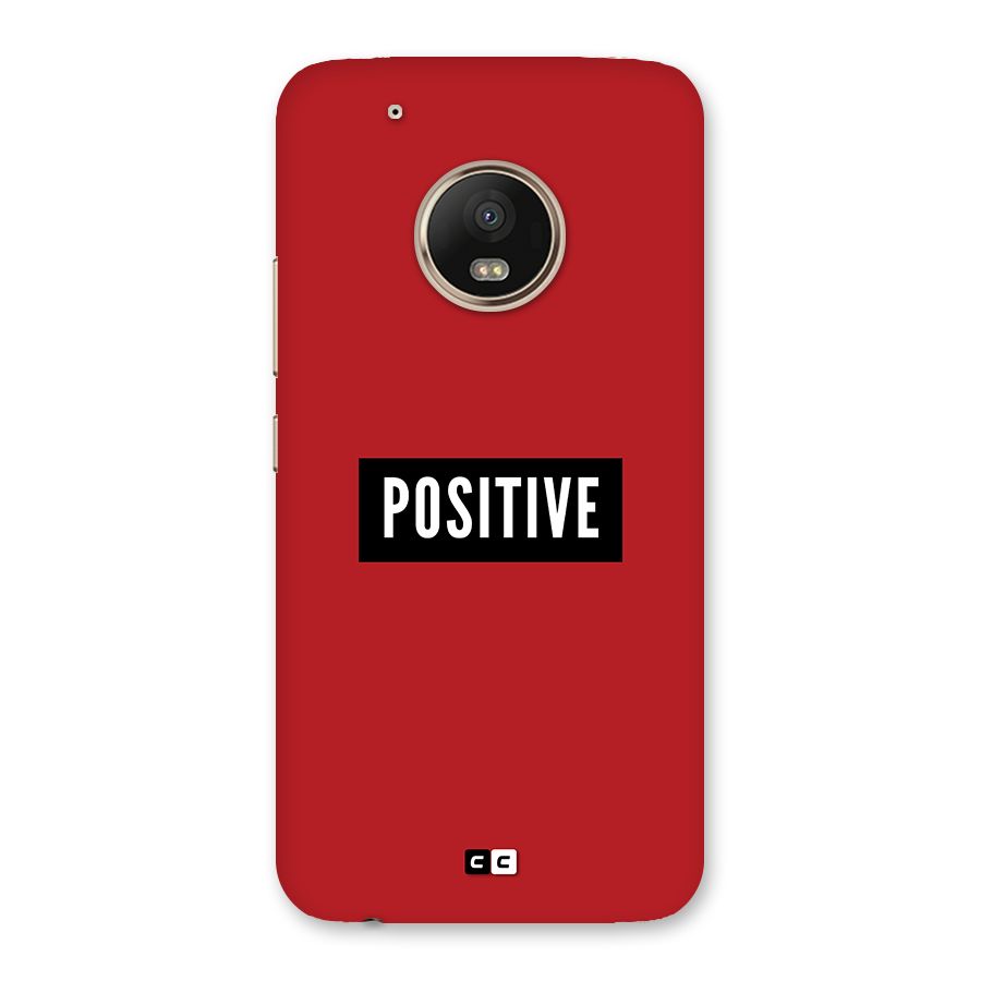 Positive Minimal Back Case for Moto G5 Plus