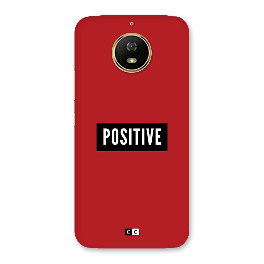 Positive Minimal Back Case for Moto G5s