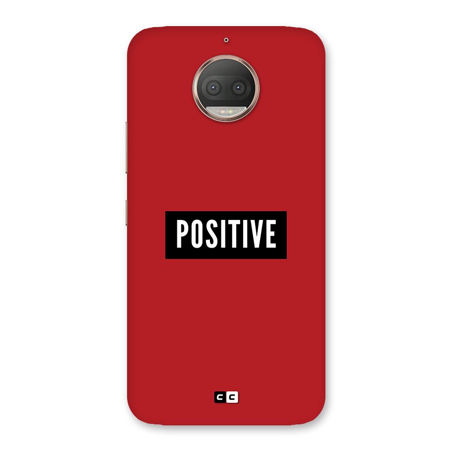Positive Minimal Back Case for Moto G5s Plus