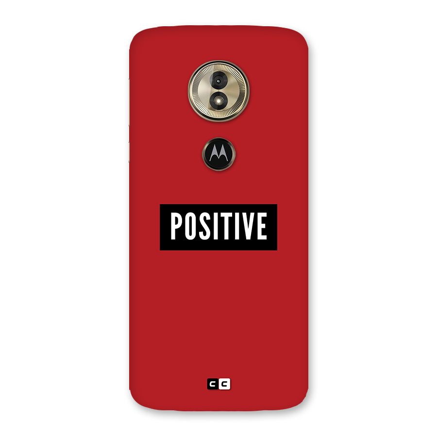 Positive Minimal Back Case for Moto G6 Play