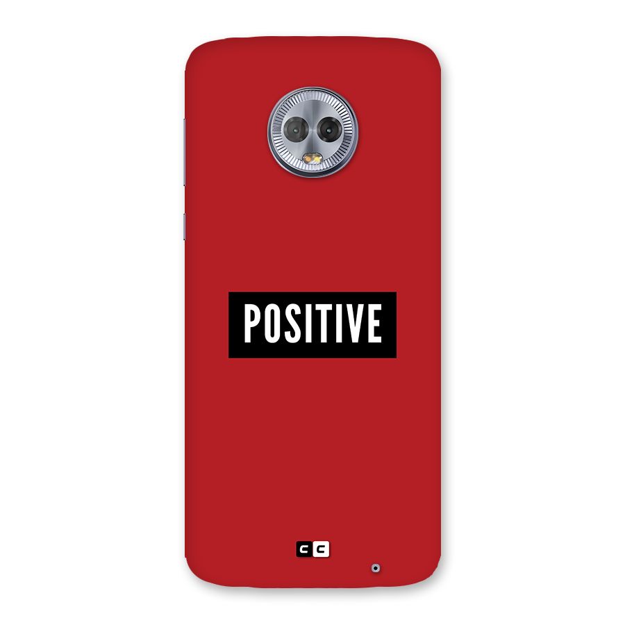 Positive Minimal Back Case for Moto G6 Plus