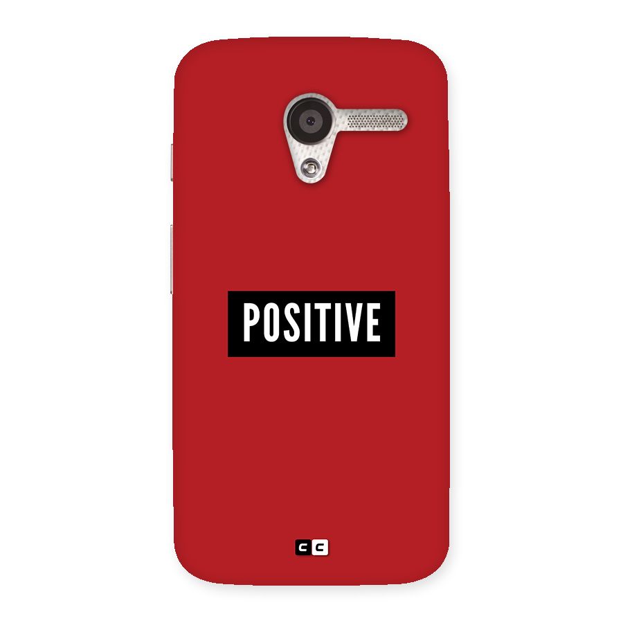 Positive Minimal Back Case for Moto X