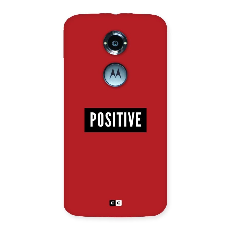 Positive Minimal Back Case for Moto X2