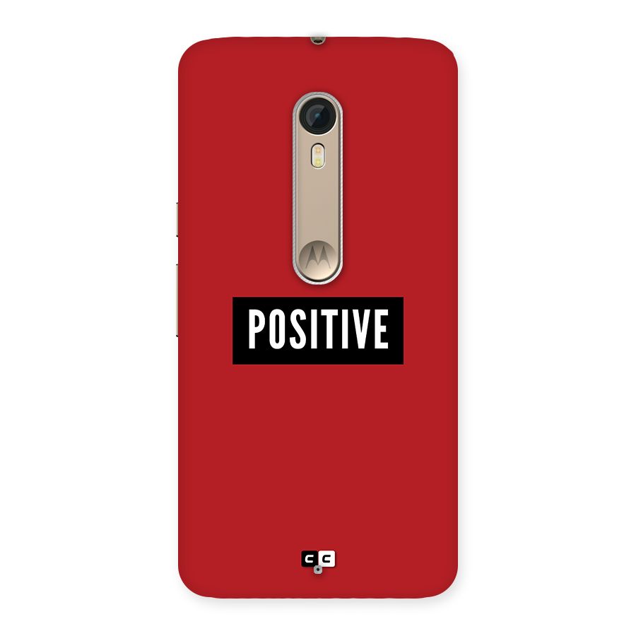 Positive Minimal Back Case for Moto X Style